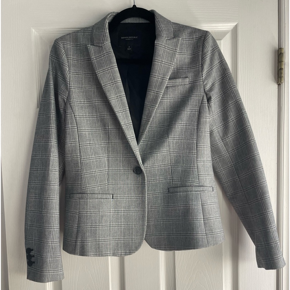 Banana Republic Gray Blazer